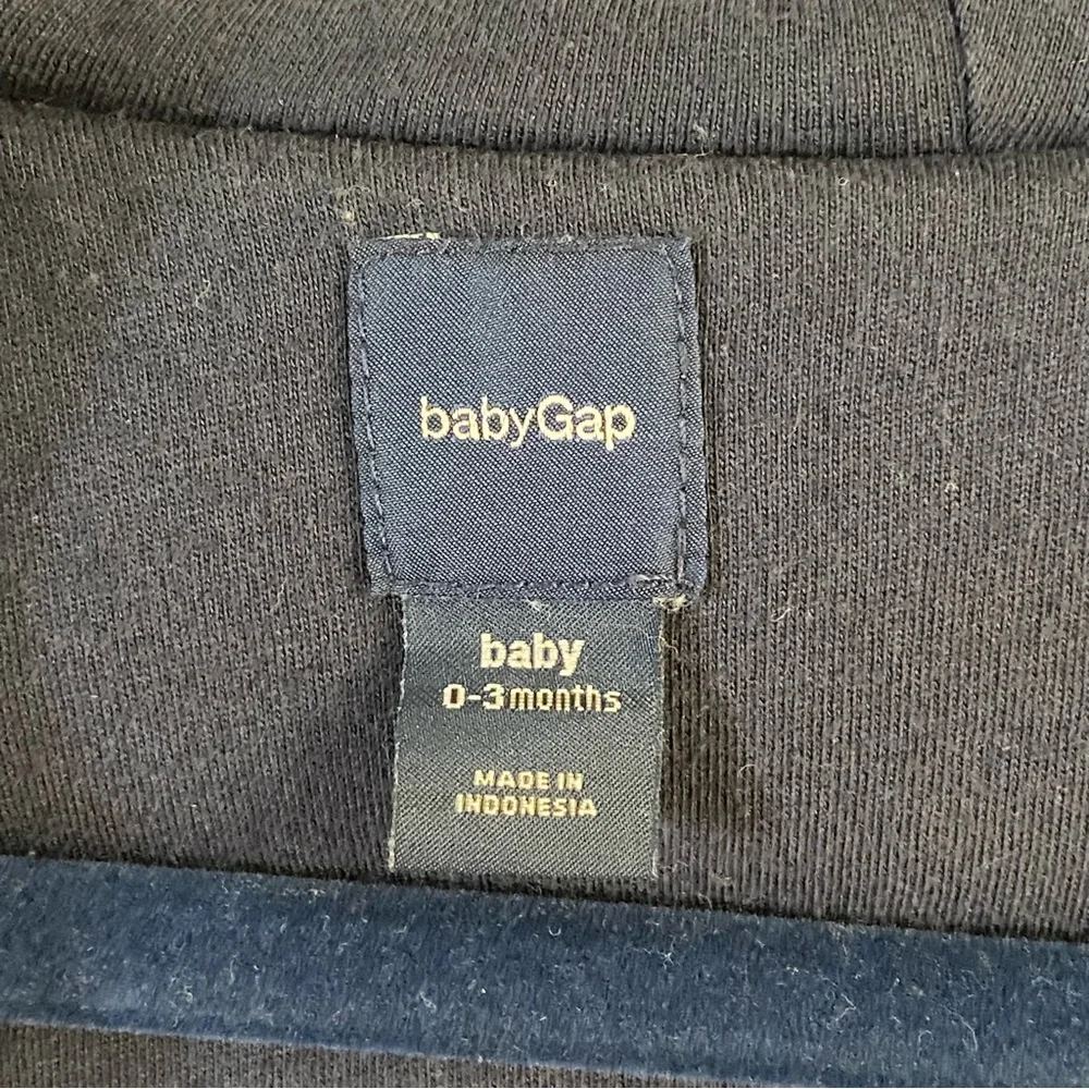 Baby Quilted Navy Blue One-Piece